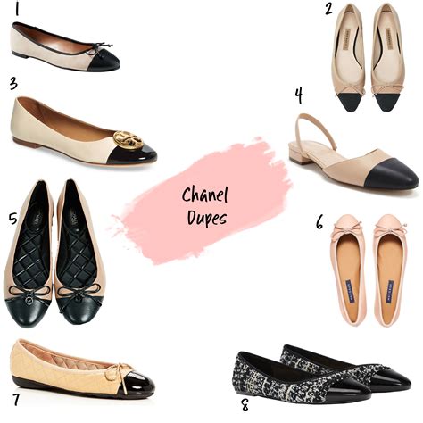 chanel dupe slingback|chanel ballet flats dupe.